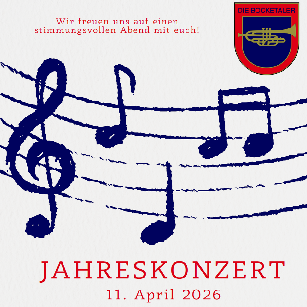 Ankündigung Jahreskonzert 2026